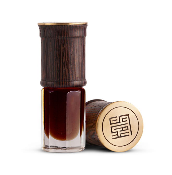 Sulaym bottle with HM Royal Hindi Oud. Brass Seal. Oud is from the Ultima Collection